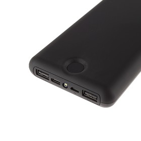 

Внешний аккумулятор Qumo PowerAid, 20800 мАч, 2 USB, 2 A, черный