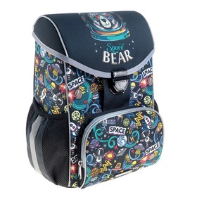 

Ранец на замке Erich Krause ErgoLine 15L, 37 х 25 х 14, Space Bear, эргономичная спинка