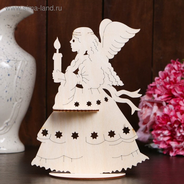 

Салфетница «Ангел со свечой», 24,5×18,5×0,3 см