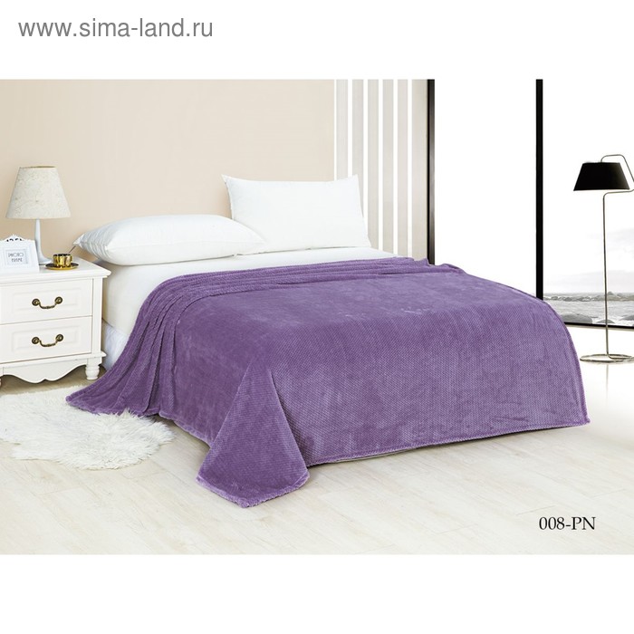 фото Плед pinoli, размер 200 × 220 см, цвет сиреневый cleo