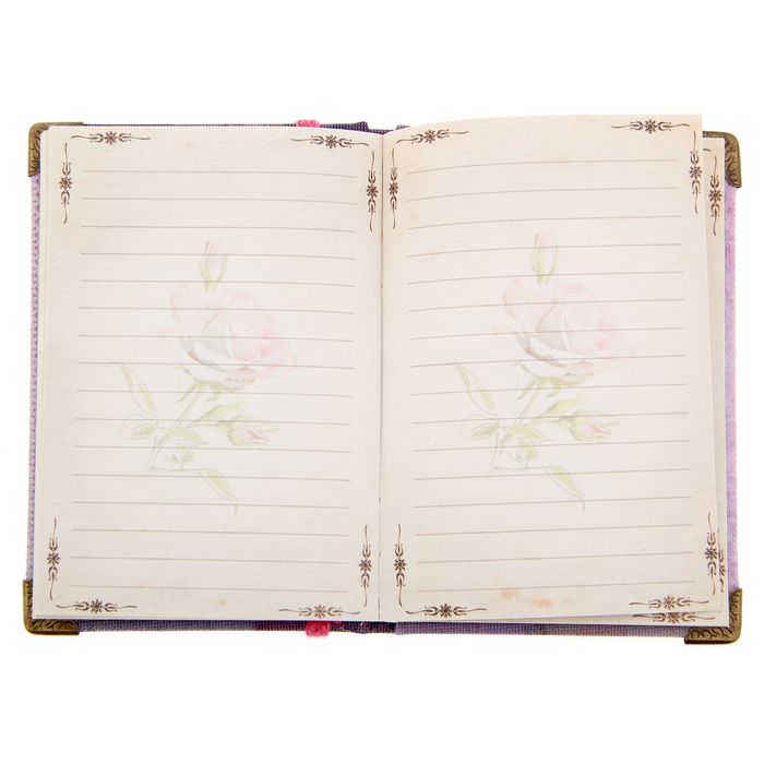 Блокнот винтажный "Легкое очарование", 70 листов, формат А6, ручная работа