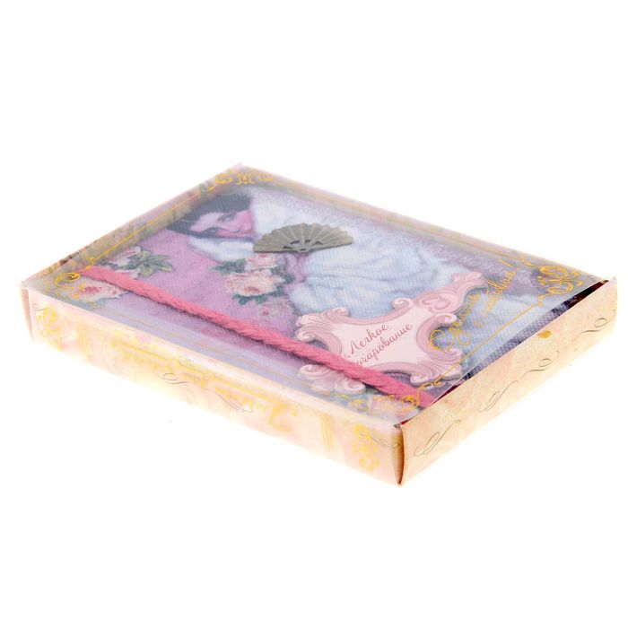 Блокнот винтажный "Легкое очарование", 70 листов, формат А6, ручная работа