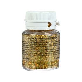 

Декоративные блёстки LUXART LuxGlitter (сухие), 20 мл, палочки, голографическое золото