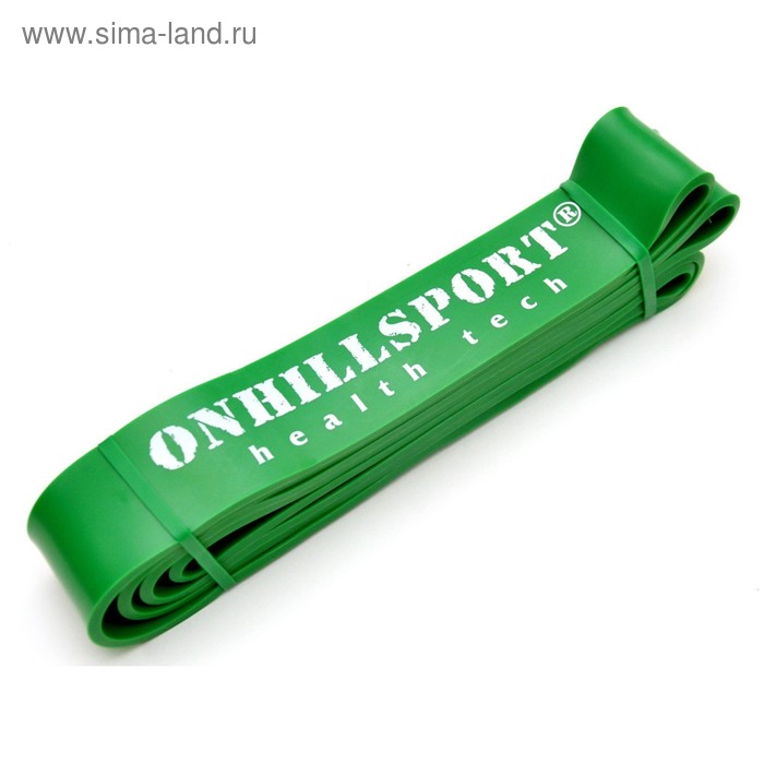 фото Латексная резиновая петля 45 мм, 19-56 кг, цвет зелёный onhillsport