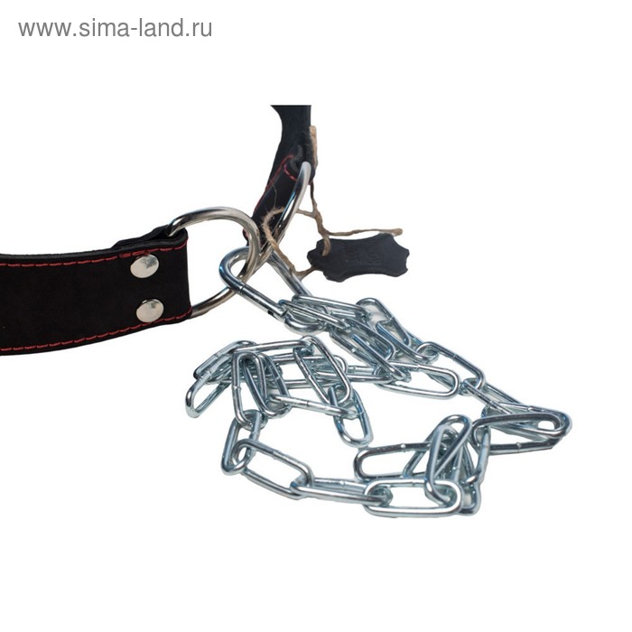 

Пояс с цепью кожаный 115 см (лифтерский), цвет чёрный