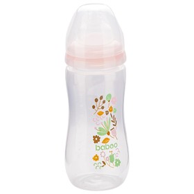 

Бутылочка BABOO с силиконовой соской, широкая, 330 мл, Flora, от 3 месяцев