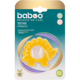 

Прорезыватель для зубов BABOO из силикона «Ёжик», от 4 месяцев