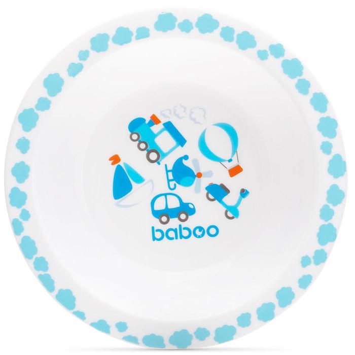 Тарелка BABOO глубокая Transport, от 6 месяцев