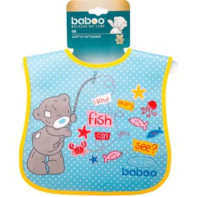

Нагрудник детский для кормления BABOO Me to You, 9 мес+