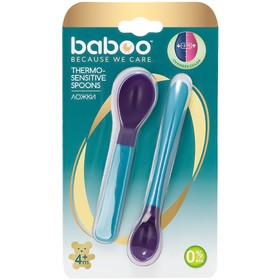 

Ложки BABOO термочувствительные 2 шт., цвет МИКС