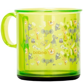 

Чашка BABOO 170 мл, с антискользящим дном Safari, от 12 месяцев