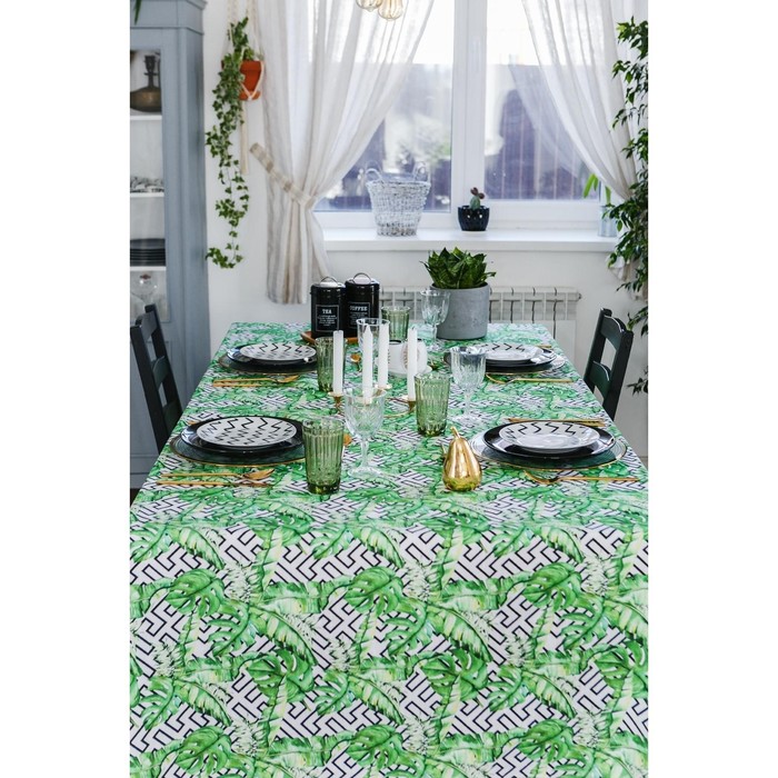 

Скатерть Этель «Геометрия» 150×180 см, репс, пл. 130 г/м², 100% хлопок