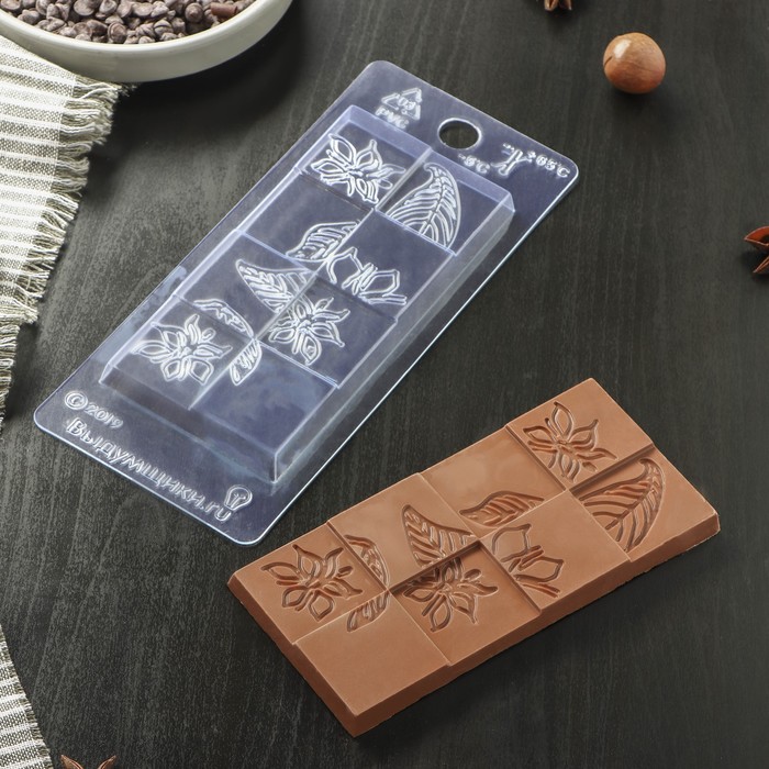 форма для шоколада и конфет пластиковая мини дед мороз размер ячейки 5×7 см цвет прозрачный Форма для шоколада и конфет пластиковая «Лесенка», 7×15×1 см, цвет прозрачный
