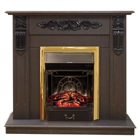 

Электрокамин Dominica STD/EUG DN с электроочагом Majestic Lux Brass, 20", 1500 Вт