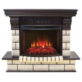 

Электрокамин GRACIA AO с электроочагом Evrika, 25.5", 2000 Вт, LED лампы