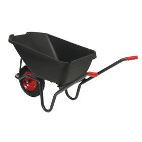 

Тачка садово-строительная, одноколёсная: груз/п 150 кг, объём 115 л, пневмоколесо, корыто из пластика, цвет ручки МИКС