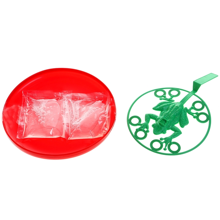 Мыльные пузыри "Лягушка", 200 мл., цвета МИКС