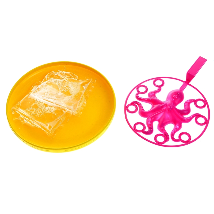 Мыльные пузыри "Осьминог", 200 мл., цвета МИКС