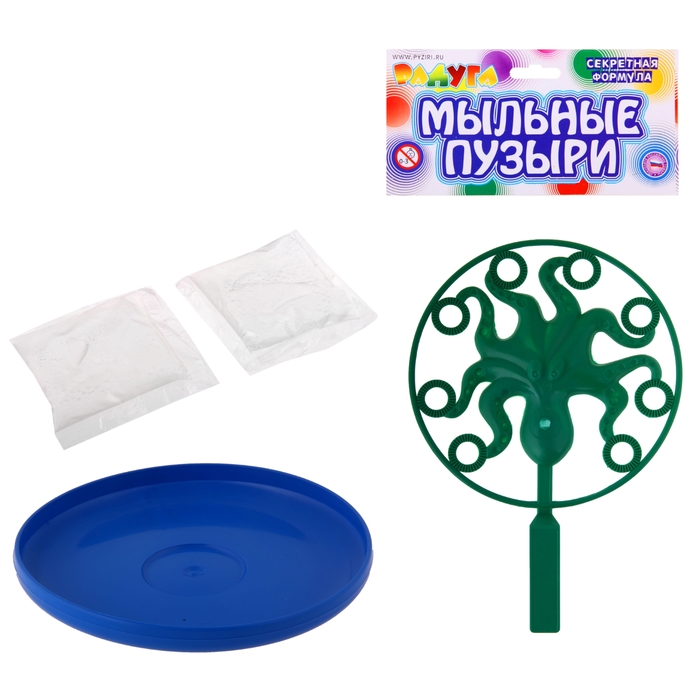 Мыльные пузыри "Осьминог", 200 мл., цвета МИКС