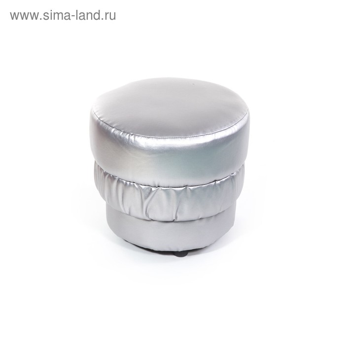 

Пуф Бочонок 116, 430х430х410, Серебряный