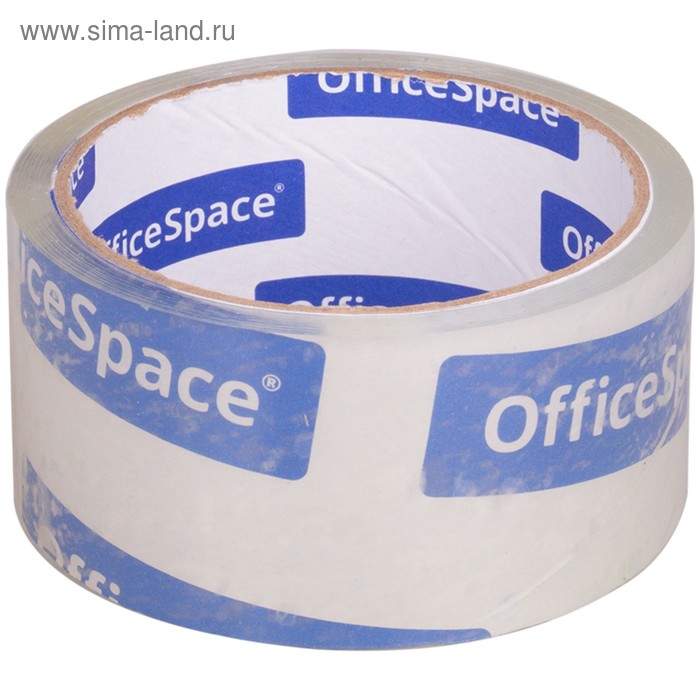 Клейкая лента упаковочная 48мм40м OfficeSpace 38мкм крист чистая полипропилен 205469 124₽