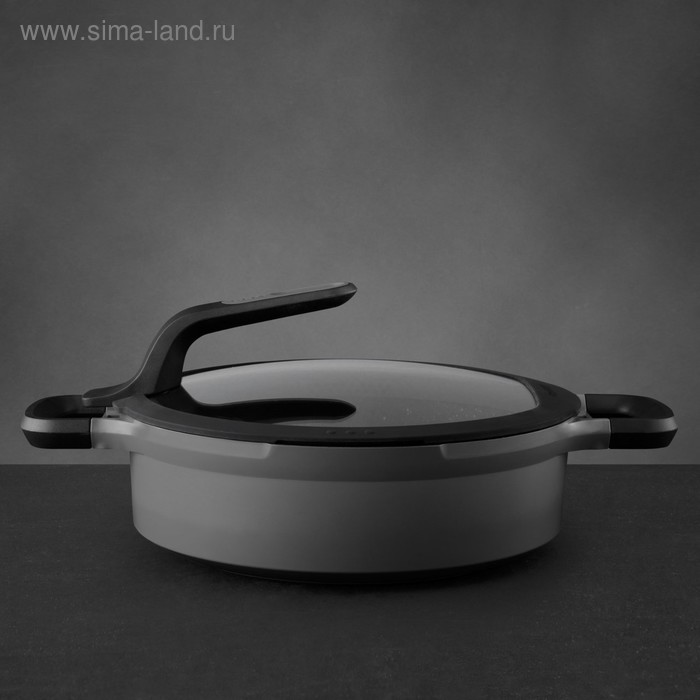

Сотейник с двумя ручками с крышкой Gem grey, 26 см, 3.9 л