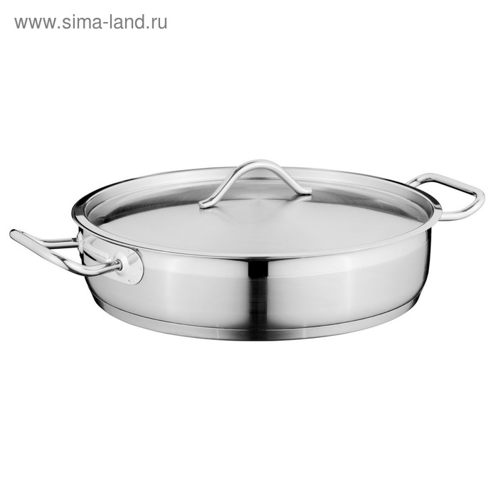 

Сотейник с двумя ручками с крышкой Gem grey, 28 см, 4.6 л