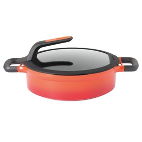 

Сотейник с двумя ручками с крышкой Gem red, 26 см, 3.9 л