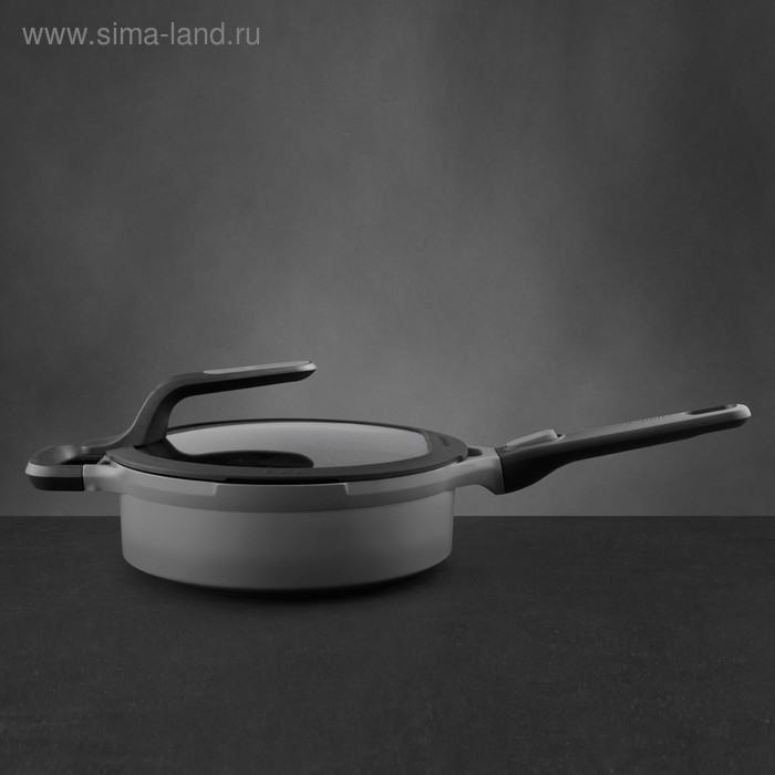 Сотейник с крышкой Gem grey, 24 см, 3.3 л