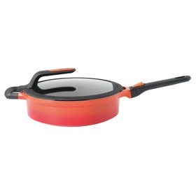 

Сотейник с крышкой Gem red, 28 см, 4.6 л