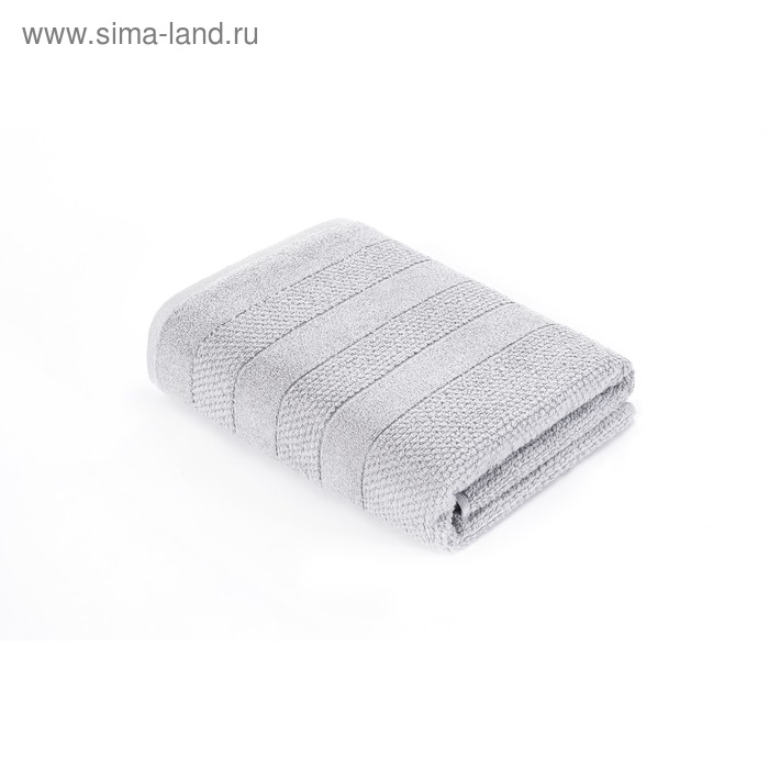 Полотенце махровое Milano, размер 70х140 см, цвет холодный серый