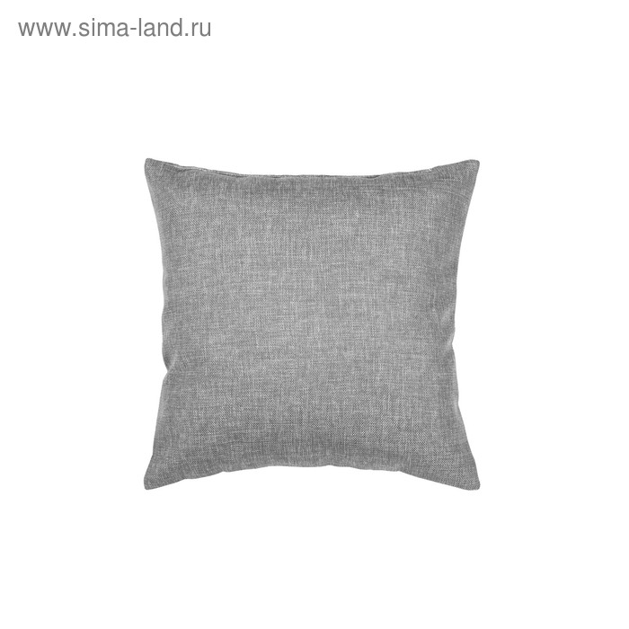 фото Подушка декоративная, размер 40 × 40 см, рогожка, цвет базальт