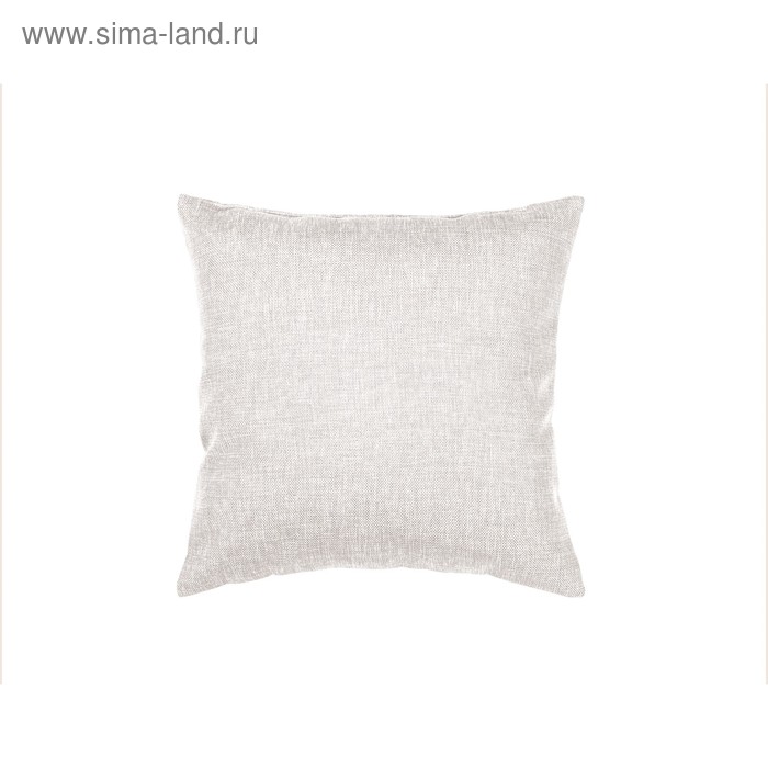 фото Подушка декоративная, размер 40 × 40 см, рогожка, цвет экрю