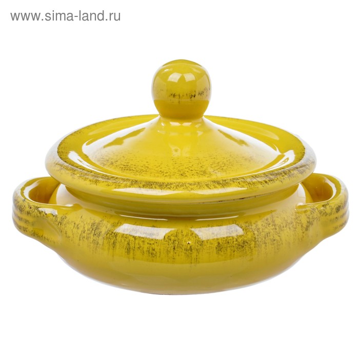 Кастрюля с крышкой «Джалло», 15.5 см, 0.7 л, с 2-мя ручками