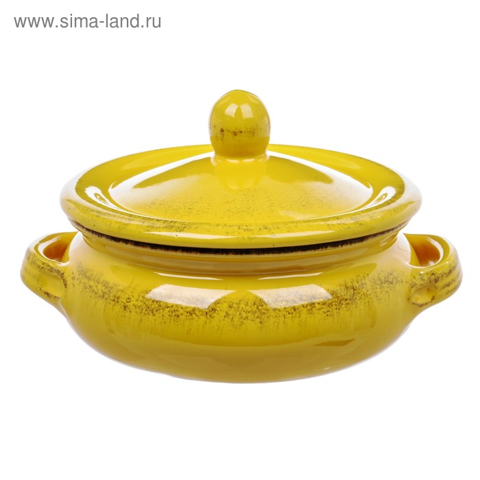 Кастрюля с крышкой «Джалло», 21.5 см, 2.1 л, с 2-мя ручками