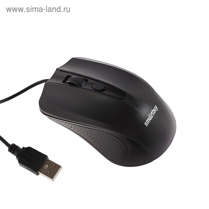 

Мышь Smartbuy ONE 352, проводная, оптическая, 1600 dpi, USB, чёрная