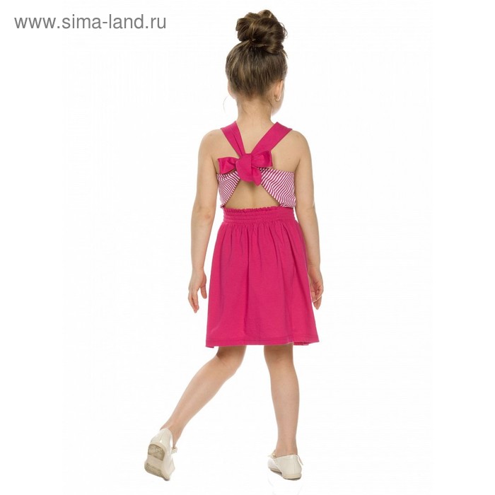 фото Платье для девочки, рост 92 см, цвет малиновый pelican