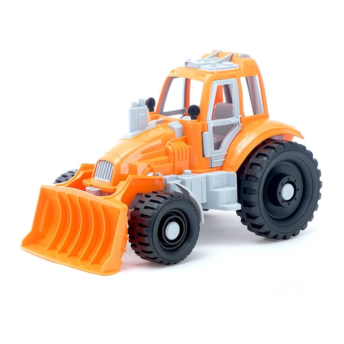 Трактор с грейдером, цвета МИКС игрушка трактор с грейдером 37см