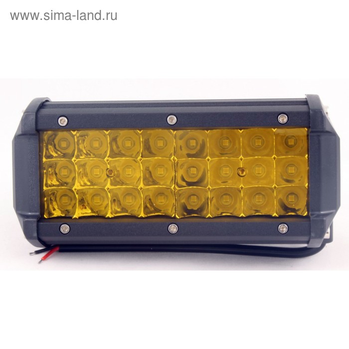 

Фара светодиодная OFF ROAD, KS-CL-324 Y, 170x55x70 мм 24 диода, 72 W, желтый