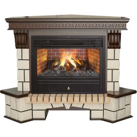 

Электрокамин Stone Corner new HL AO с электроочагом 3D Novara, 26", 1800 Вт, пульт ДУ