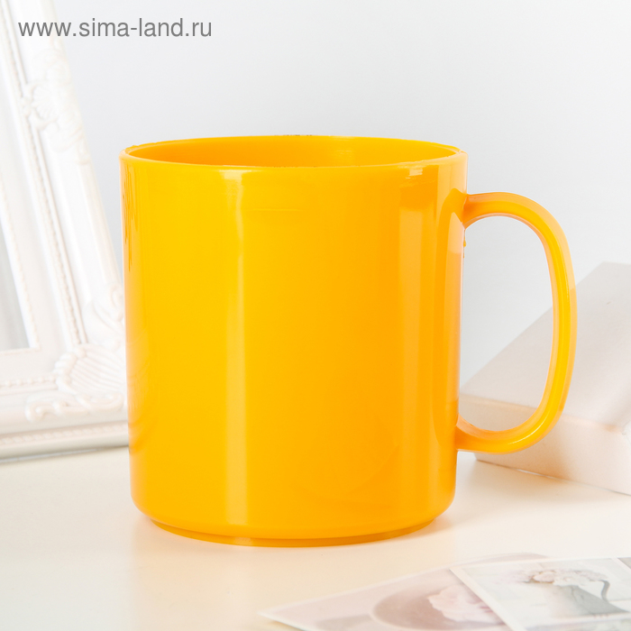 

Кружка термостойкая 350 мл, цвет жёлтый