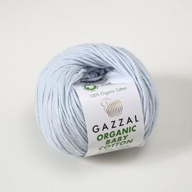 

Пряжа "Organic Baby Cotton" 100% хлопок 115м/50гр (417 св. голубой)