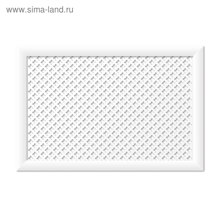 Экран для радиатора, Готико, белый, 90х60 см экран для радиатора илона белый 90х60 см