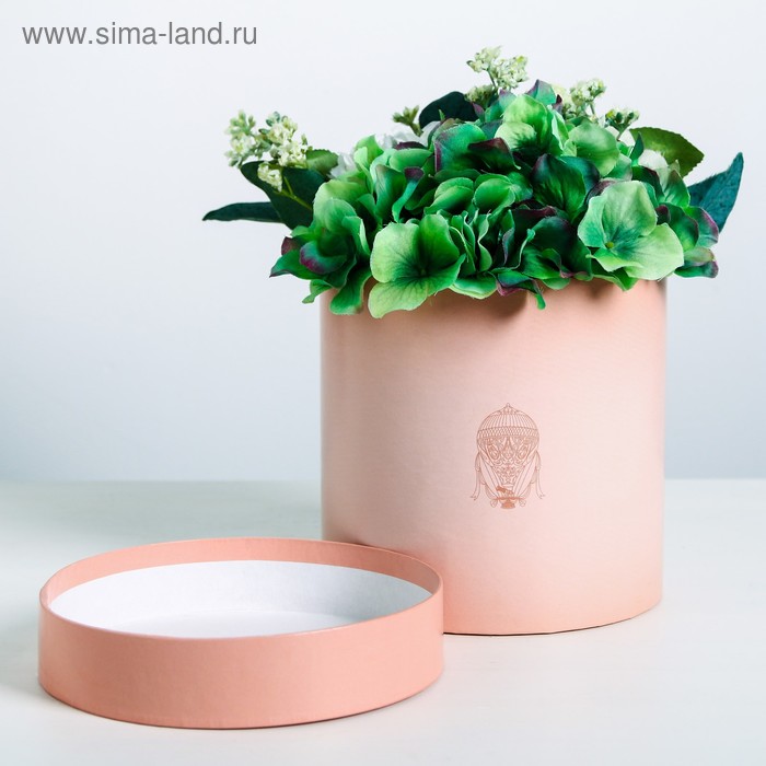 Подарочная коробка круглая Жемчуг 16 16 см 305₽