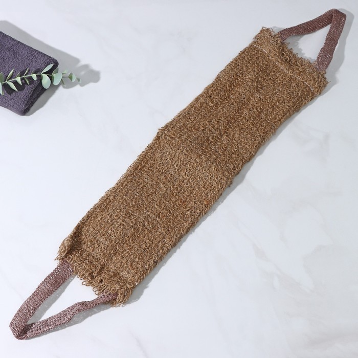 

Мочалка для тела Доляна «Джутовая», 12×55 см