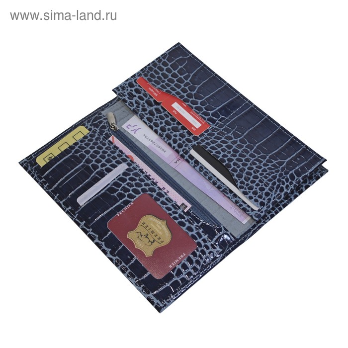 

Портмоне B-50, бирюза, аллигатор