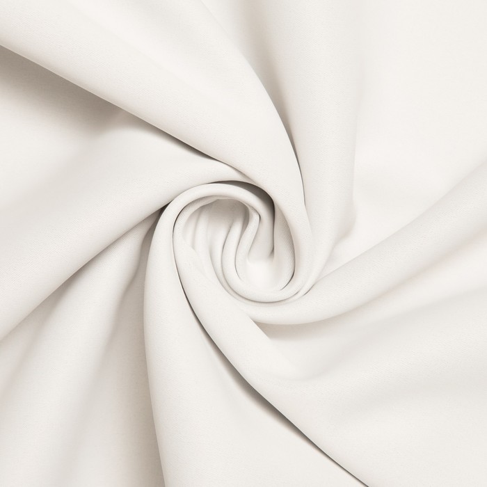 Штора портьерная «Этель» 250×265 см, двусторонний блэкаут, цвет Белый, пл. 240 г/м², 100% п/э