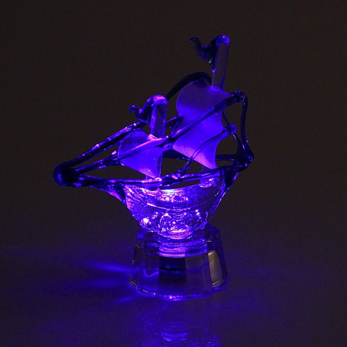 Корабль сувенирный малый «Двухмачтовый» на подставке, микс, 4 × 8 × 11 см