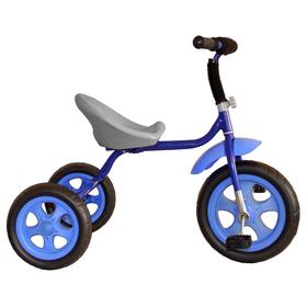 Велосипед трехколесный Лучик Малют 4, колеса EVA 10"/8", цвет синий от Сима-ленд