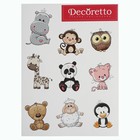 Наклейки Decoretto "Милые животные" Наклейки Decoretto "Милые животные"